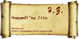Hagymásy Zita névjegykártya